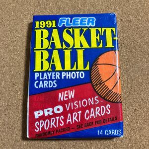 1991 fleer basketball NBA pack 1パック　マイケルジョーダン　Michael Jordan 未開封