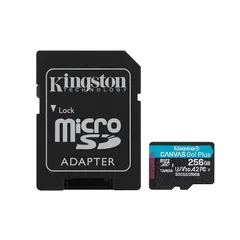 キングストン microSD 256GB 170MB/s UHS-I U3 V30 A2 Nintendo Switch動作確認済 Canvas Go! Plus SDCG3/256GB