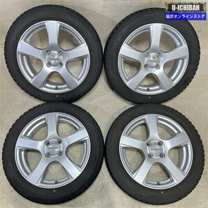 100系 ラクティス P10系 アクア 等 ヴィオレント 6-16+44 4H100 ヨコハマ IG50+ 175/60R16 16インチ スタッドレス 4本セット 009