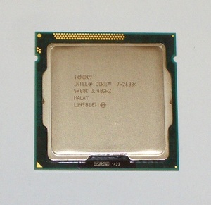 ◆i7-2600K 3.40GHz Sandy Bridge/8MB/SR00C/LGA1155 完動品 即決！★送料140円！