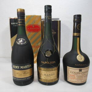 【未開栓】古酒 REMY MARTIN レミーマルタン おまとめ3本/ COGNAC コニャック ブランデー 外箱付 0810A