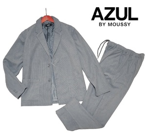 新品!! アズールバイマウジー 変形コーデュロイ カジュアル セットアップ グレー (L) ☆ AZUL BY MOUSSY メンズ ジャケット パンツ 灰 ★