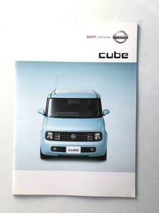 旧車カタログ NISSAN 日産 CUBE キューブ 30頁のカタログ キューブオプション集付・ライダーオプション集付 2003年 2411-023M