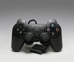 ● SONY 純正 PS2 アナログコントローラー SCPH-10010 ブラック 整備済み デュアルショック2 DUALSHOCK 2 Black SCE 黒