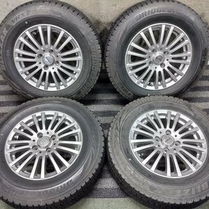 1円～T9733■185/70R14 BRIDGESTONE BLIZZAK VRX2 社外 5.5J 4H PCD100 スタッドレス★条件付送料無料★フリード ノート カローラ ティーダ