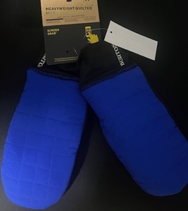 Burton Heavyweight Quilted Mitten Cobalt Blue M mitt ミトン グローブ 