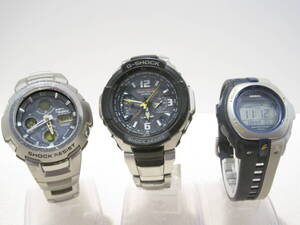 ◆◇ 1円スタート!　CASIO G-SHOCK 腕時計 GW-3000D　GW-1000DJ　BGX-260　まとめて３本　カシオ ◇◆