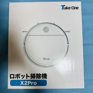 送料無料 ロボット掃除機 【新品未開封】Take-One(テイクワン) X2Pro お掃除ロボット アプリ 水拭き 吸引 両対応 ロボットクリーナー