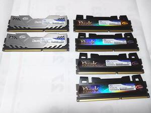 Team DARK DDR3 1600 2GB × 6枚セット 中古動作品