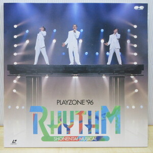 即決 5999円 LD 帯付 2枚組 少年隊 Playzone 96 Rhythm ライブ映像 コンサート レーザーディスク