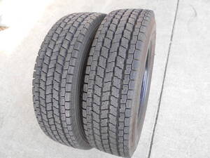 K444 195/75R15 109/107L 195/75-15 LT 12PR 中古2本 スタッドレス iG91 