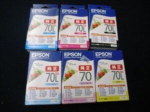 ★c☆☆EPSON　純正インク　70L、70　未使用品　全6色