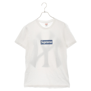 SUPREME シュプリーム 15SS ×New York Yankees Box Logo Tee ニューヨークヤンキース ボックスロゴ半袖Tシャツ ホワイト