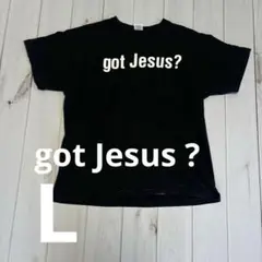 【00s】got Jesus デルタ　テキスト　メッセージ　Tシャツ　ジーザス