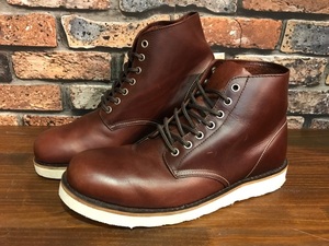 F579 メンズブーツ GREENLABEL RELAXING UNITED ARROWS ユナイテッドアローズ おしゃれ レザー 本革 ブラウン ワーク プレーントゥ/ 27.0cm