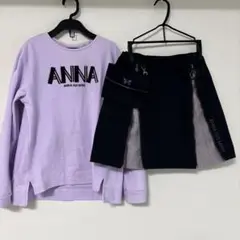 ANNA SUI Mini アナスイミニ 中古 カットソー スカート140