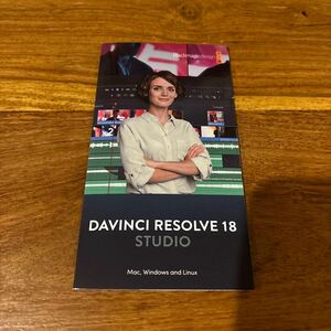 DaVinci Resolve Studio 18 未開封品！ダヴィンチリゾルブスタジオ