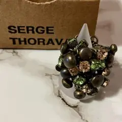 美品 Serge Thoraval セルジュ Maille 編み目 マイユリング