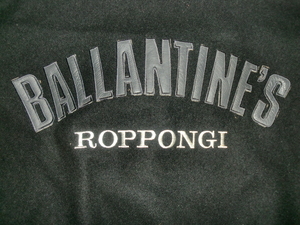 ★六本木バランタイン BALLANTINE`S オリジナル袖革スタジャン F バランタイン ROPPONGI JAZZ CLUB ヴィンテージ袖革スタジャン 稀少