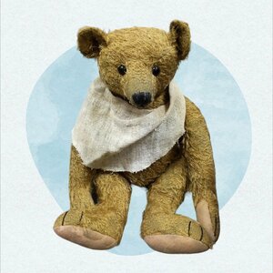 【中古品】 テディベア 海外作家 Dany Melse ダニー・メルセ Germany 「Matheo」 Teddybears of Witney ウィットニー限定 A56879RZZ