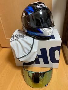 SHOEI ショウエイ　Ｘ14 Ｘ-14 ブラッドリー3 x-fourteen L サイズ　ミラーシールド付