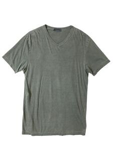 (D) JIL SANDER ジルサンダー オーバーサイズ 半袖 Tシャツ L グリーン系 カットソー トップス 送料250円 (ma)