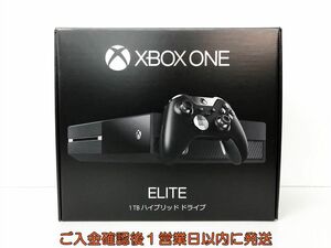 【1円】未使用品 Microsoft XBOX ONE ELITE 本体 セット ブラック 1TBハイブリッドドライブ KG4-00066 DC07-027jy/G4