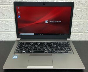 1円～ ■ジャンク 東芝 dynabook R63/M / 第8世代 / Core i5 8250U 1.60GHz / メモリ 8GB / SSD 256GB / 13.3型 / OS有り / BIOS起動可