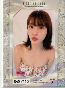 【岸明日香Vol.6】45/110 フォトジェニックカード02 トレーディングカード