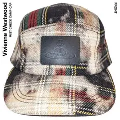 【美品】Vivienne Westwood MIST CHECK CAP