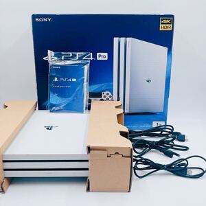 SONY PlayStation4 PS4 PRO 本体 CUH-7200BB02 1TB プレステ4 グレイシャーホワイト 封印シール有り 動作確認OK