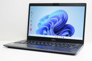 1円スタート ノートパソコン Windows11 WPS office搭載 富士通 LIFEBOOK U939 軽量 777g 第8世代 Core i5 SSD128GB メモリ8GB 13.3 カメラ