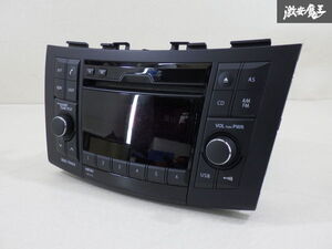 スズキ 純正 ZC72S スイフト CDデッキ CDプレーヤー AM FM ラジオ 本体のみ 39101-71LA0 CQ-JZ4000AD 即納 棚