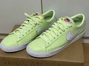 送料無料☆ NIKE ブレーザー BLAZER low ライム ボルドー ライト グリーン系 レザー 27.5cm