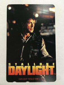 テレホンカード テレカ 50度数 STALLONE DAYLIGHT デイライト 未使用 2