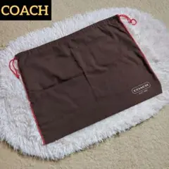 ☆正規品【COACH】バッグ収納袋　ブラウン　幅48cm☓高38cm