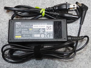 中古 ACアダプター NEC ADP91B PC-VP-WP131 OP-520-76429 19V 3.42A 丸ピン5.5mmx2.5mm A128-64DB