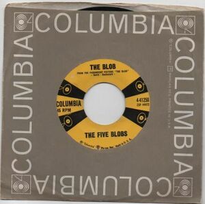 バート・バカラックです【US ORIGINAL SINGLE】THE FIVE BLOBS - THE BLOB　　ＭＵＳＴの１枚 