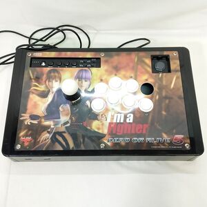 05300【ジャンク】DEAD OR ALIVE 5 for PS3 デッドオアアライブ HORI アーケードコントローラー アケコン 部品欠品