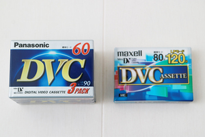 Panasonic DVC 60 ／ maxell DVC 80 ＜ Mini DV デジタルビデオテープ ミニDV ＞