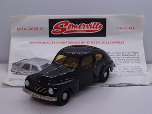 VOLVO PV 444A BLACK No.121 未使用 ボルボ　Somerville 1/43 Model イギリス製