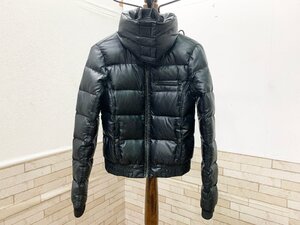 ARMANI EXCHANGE アルマーニ エクスチェンジ ショートダウン ブラック タートル XS アウター 上着 ダウン レディース ファッション