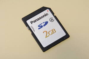 2GB SDカード Panasonic シルバー