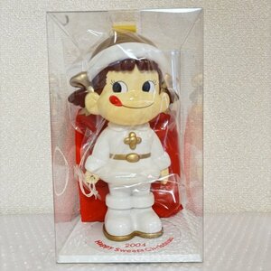 新品未開封【 不二家 ペコちゃん 】2004 Happy Sweets Christmas プレミアムペコちゃん サンタ人形 貯金箱 雑貨 FUJIYA 人形■山97