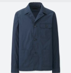 UNIQLO ストレッチワークジャケット Navy Lサイズ 新品未使用タグ付き