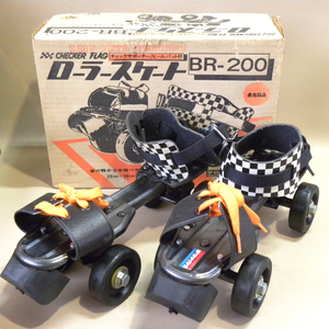 【未使用 新品】1970年代 当時物 学研 ローラースケート BR-200 ( 古い 昔の ビンテージ 昭和レトロ Vintage Roller Skates )