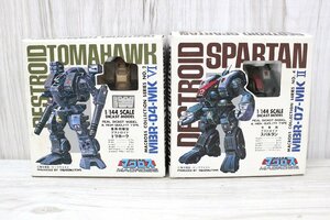 【行董】☆美品☆ BANDAI バンダイ DESTROID デストロイド TOMAHAWK トマホーク SPARTAN スパルタン 未組立 2点セット CO995BOI07