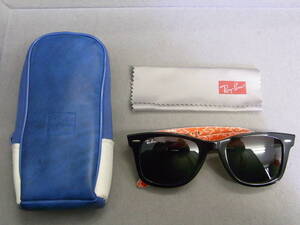 【中古品:状態「可」】レイバン サングラス RB2140-F 1016 52□22 3N ウェイファーラー WAYFARER RAYBAN