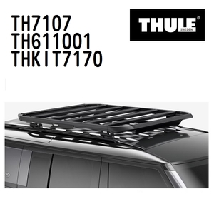 THULE ベースキャリア セット TH7107 TH611001 THKIT7170 送料無料