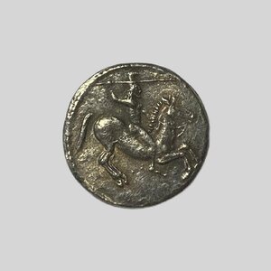 Y518 古代ギリシア 銀貨 直径約20.72mm 重量約4.6g